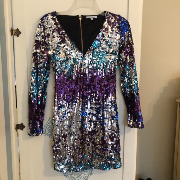 Fashion Nova Sequin Party Dress - Picture 2 of 4